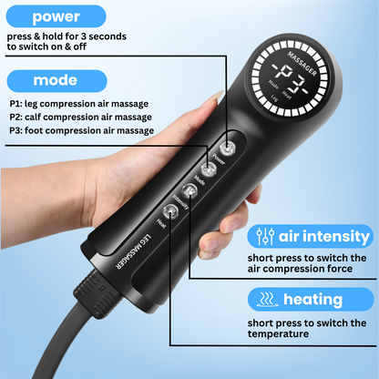 Therava™ Air Compression Leg Massager with Heat